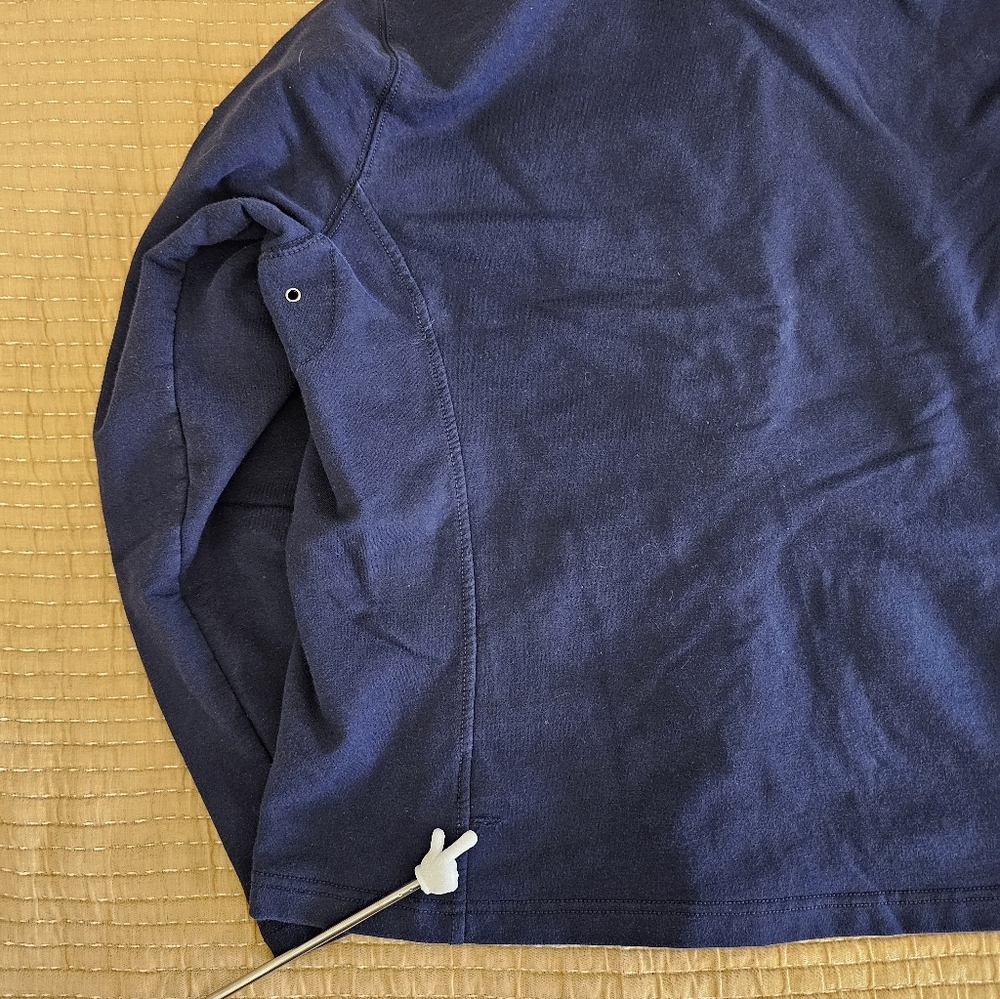 Lauren Active Ralph Lauren Vintage Shacket Nautical Preppy Navy Red Full Zip - Picture 14 of 15